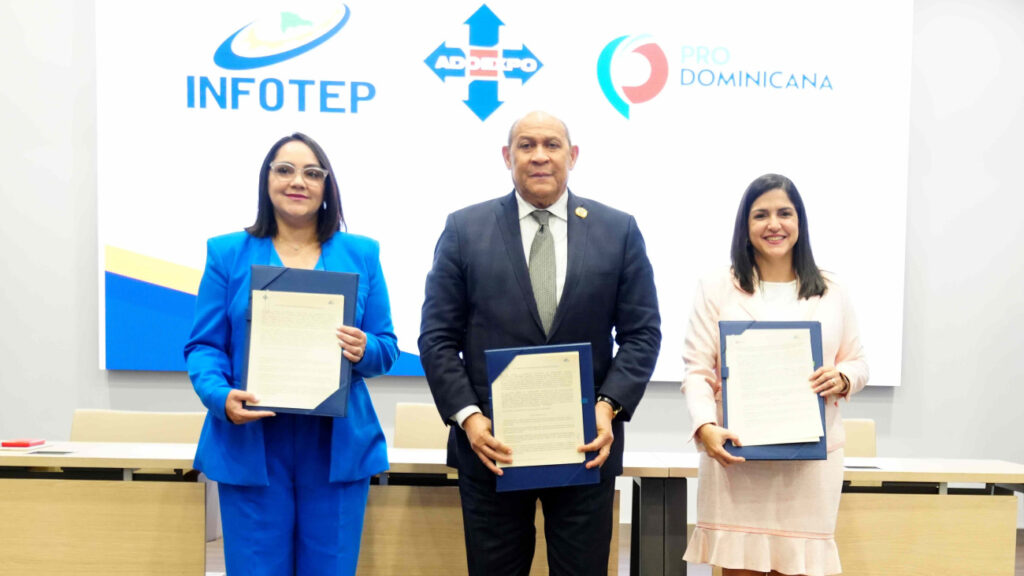 INFOTEP, ADOEXPO y PRODOMINICANA establecen alianzas para desarrollar plan de capacitación y asistencia técnica