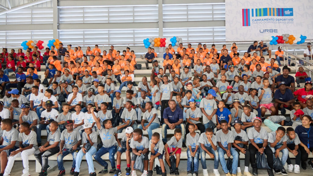 Bajo el lema “El Deporte nos Une” URBE realiza campamento para niños, niñas y adolescentes de La Ciénega y Los Guandules