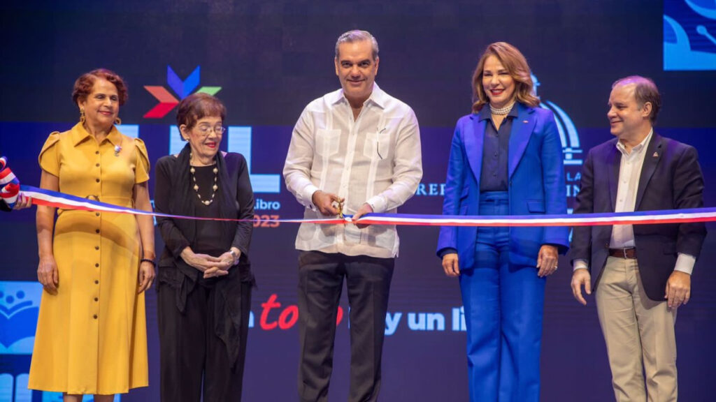 Presidente @luisabinader inaugura la XXV Feria Internacional del Libro Santo Domingo 2023