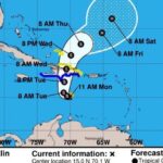 SIGUIENDO LA TORMENTA FRANKLIN Y SU PASO POR EL TERRITORIO DOMINICANO