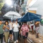 @CarolinaMejiaG en Los Platanitos brindando asistencia ante el paso de la tormenta
