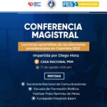 @PRM_Oficial invita HOY 4:00PM a Gran Conferencia Magistral sobre “Lecciones aprendidas de las elecciones presidenciales en colombia 2022”