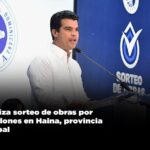 @Comunicaciondo @INAPAGOB @warnaudbisono, encabezó el cuarto sorteo que realiza la institución; con 22 lotes de obras para la instalación de 120 km de tuberías en Haina