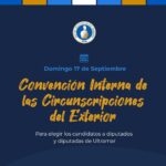 @PRM_Oficial convoca este domingo 17 de septiembre a la Convención Interna de las Circunscripciones del Exterior para elegir los candidatos a diputados y diputadas de Ultramar