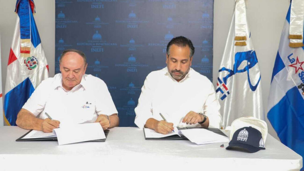 @InefiRDoficial y Colegio Dominicano De La Salle firman acuerdo en procura del desarrollo del deporte escolar
