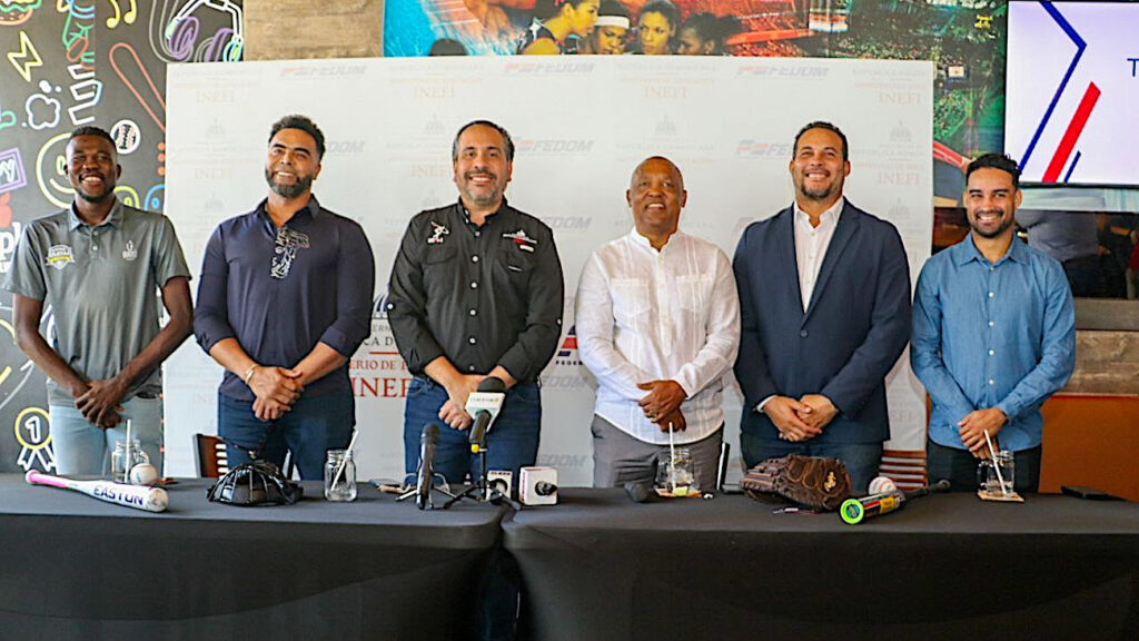 @inefirdoficial y @FedobeRD anuncian IV Torneo Nacional de Béisbol U10 Nelson Cruz 2023; Gobierno apoya desarrollo béisbol escolar dominicano