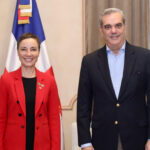 Presidente @luisabinader recibe a la ministra de Relaciones Exteriores de Jamaica