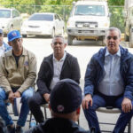 Presidente @luisabinader recorre zonas afectadas por lluvias