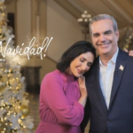 @LuisAbinader y @RaquelArbaje envían afectuoso abrazo y felicitan a los dominicanos en navidad y año nuevo 2024