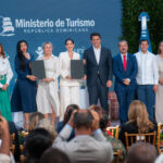 Ministro de Turismo @DavidColladoM y la primera dama @raquelarbaje encabezan acto de ingreso de país al GARA