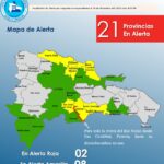 El COE_RD coloca en alerta a 21 provincias