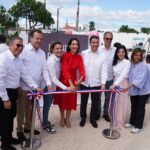 @RaquelArbaje inaugura parque los Girasoles junto a @itoBisono y presidente de @PopularEnLinea