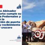 @LuisAbinader Recibió hoy el primer crucero a arriba al país por Puerto Cabo Rojo, Pedernales
