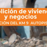 @RDMOPC inicia trabajos de demolición de las propiedades que afectan la ampliación y recobstrucción del KM9