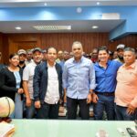 @JoelSantosE se reune con transportistas de la ruta F en Santiago con el objetivo de buscar medidas compensatorias previo funcionamiento del monorriel