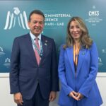 Ministro @ItoBisono y Sra. Xiana Méndez Discuten Temas de Interés Común”