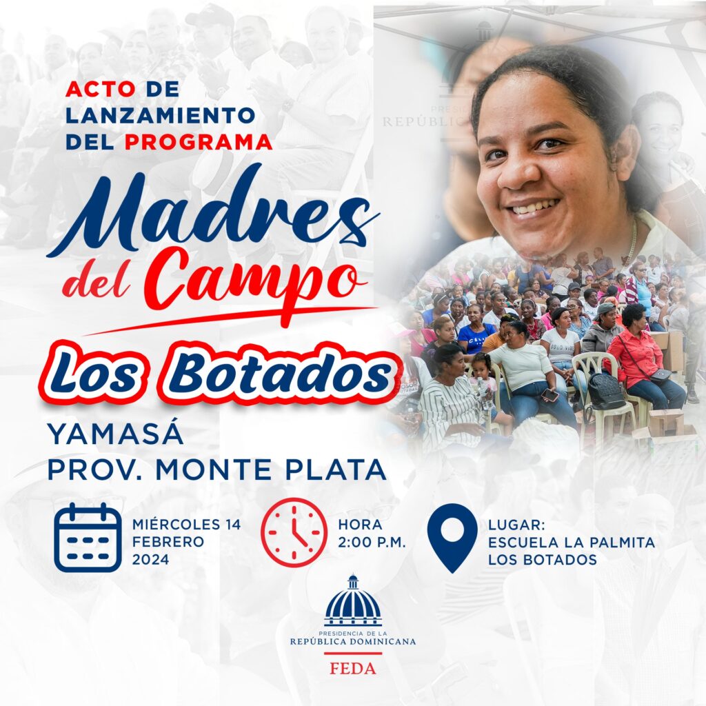 @Feda_RD “¡Únete a la Celebración! Lanzamiento del Programa Madres del Campo en la Escuela La Palmita”