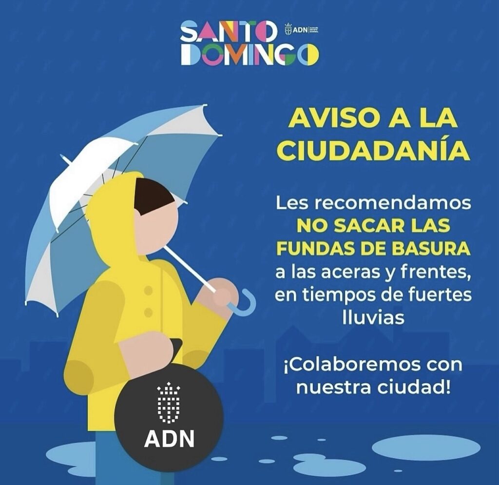 @AlcaldiaDN Recomiendo no sacar fundas de basura en tiempos fuertes de lluvias