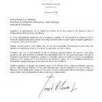 @HomeroFigueroaG: @JoeBiden Agradece a @LuisAbinader su participación en la Cumbre de las Américas y lo felicita por su gran liderazgo en la región