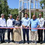 Ministro de Turismo entrega el remozado parque Duarte de San Fernando, Montecristi