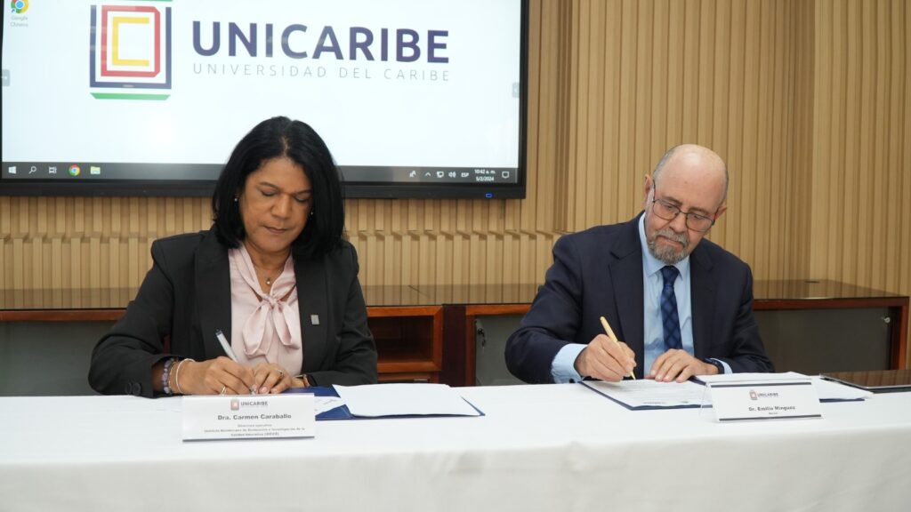 El Ideice y Unicaribe realizarán trabajos orientados al fomento de la investigación en educación