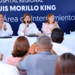Vicepresidenta Raquel Peña anuncia primer hospital pediátrico del sur y ampliación área de internamiento del Morillo King en La Vega
