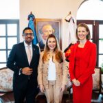@CarolinaMejiaG “Encuentro con Embajador @MockbulAli y Enviada Británica para PEIDs”