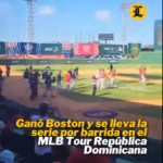 Ganó Boston y se lleva la serie por barrida en el MLB Tour República Dominicana