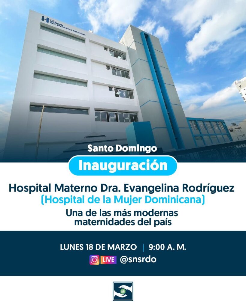 @DrMarioLama Santo Domingo sigue cambiando con mas salud. Inauguración hospital materno Dra. Evangelina Rodríguez, el hospital de la Mujer Dominicana