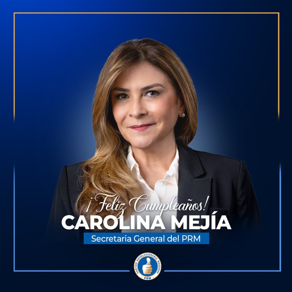 @PRM_Oficial felicita a @CarolinaMejiaG en el día de su cumpleaños