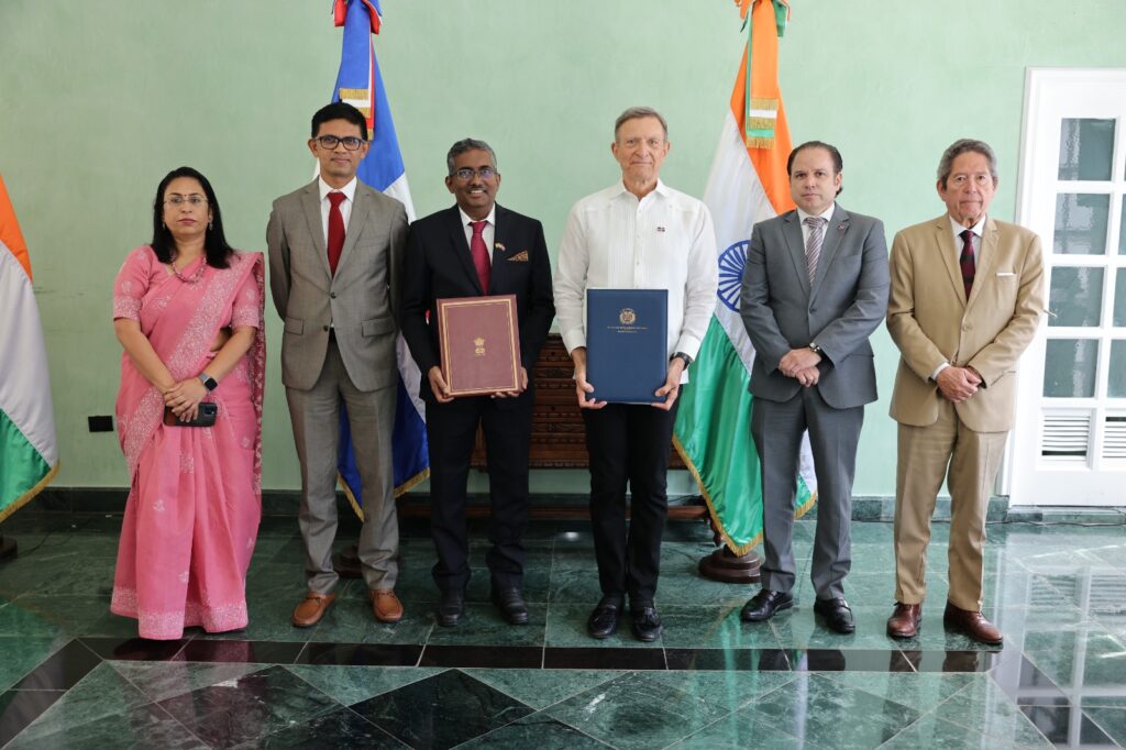 República Dominicana y la India firman Protocolo de Cooperación Económica y de Comercio Bilateral