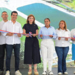 Vicepresidenta Raquel Peña y Wellington Arnaud, director ejecutivo del Inapa, inauguran sistema de alcantarillado sanitario de Villa Riva, provincia Duarte
