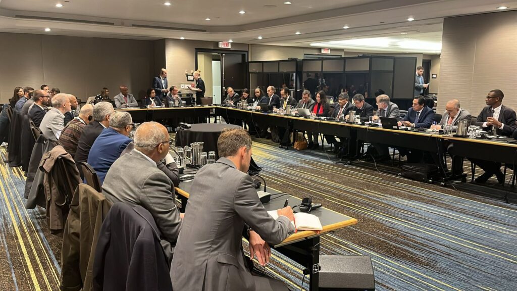 @AntonioAlmonteR en reunión intersectorial de laConferencia Anual de Ministerios Mineria de las Américas #CAMMA2024