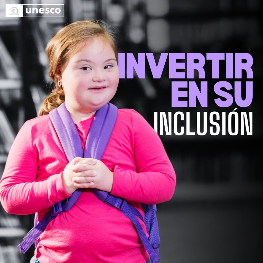 @UNESCO_es invertir en su inclusión es una inversión que nos beneficia a todos