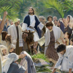 !!Hosanna! !!Bendito el que viene en el nombre del Señor!. La entrada triunfal de Jesús a Jerusalén.