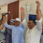 Mercedes Rodríguez (Nana) dirigente del @PRM_Oficial realiza actividad en apoyo a candidatos