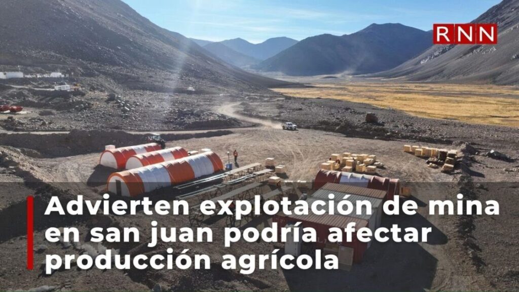 Advierten explotación de mina en san juan podría afectar producción agrícola