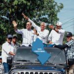 @PRM_Oficial: En San Cristóbal hay ánimos de victoria, vamos rumbo al 70% con nuestro candidato a senador @gustavolaras1