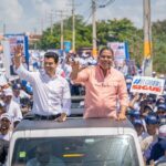 ¡En BARAHONA continuará el cambio!| @warnaudbisono realiza caravana de cierre junto a @MoisesayalaDr y otras actividades