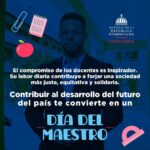 @EducacionRDo celebra el día del Maestro
