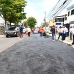 RDMOPC @DeligneAB supervisa trabajos de bacheo en Santiago