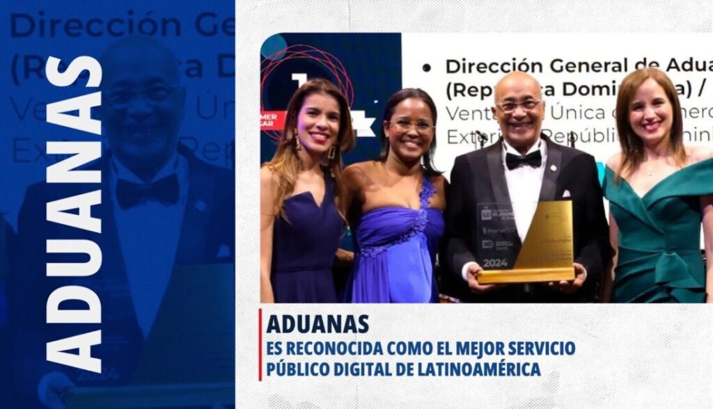 @AduanaRD es reconocida como el mejor servicio público digital de latinoamerica