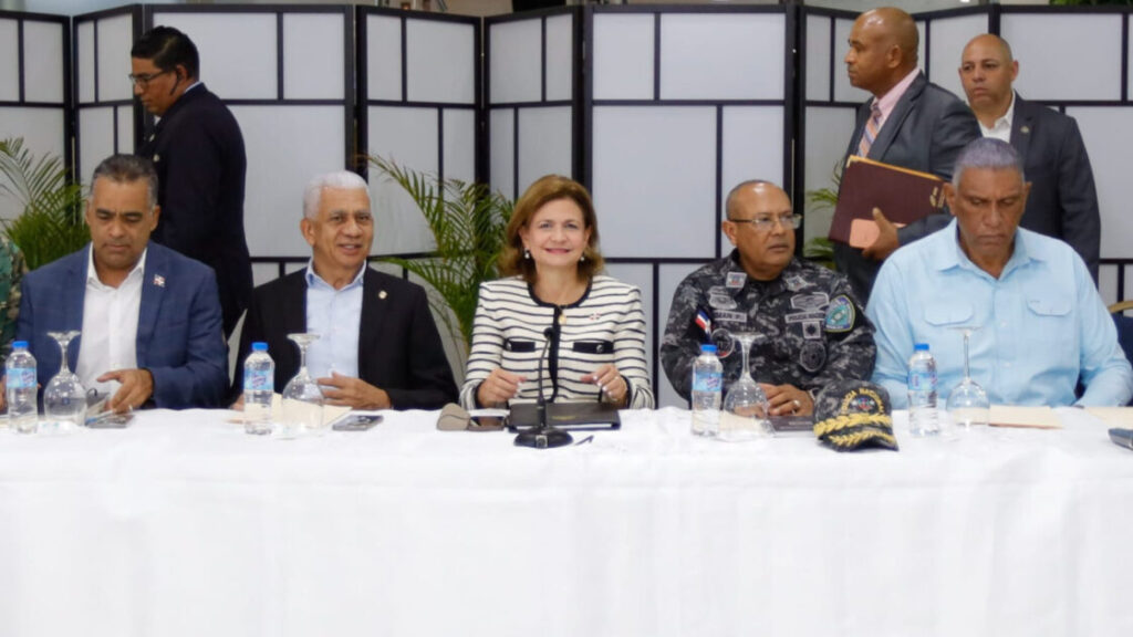 Vicepresidenta Raquel Peña y autoridades pasan balance a resultados del Plan de Seguridad Ciudadana, en su primer aniversario