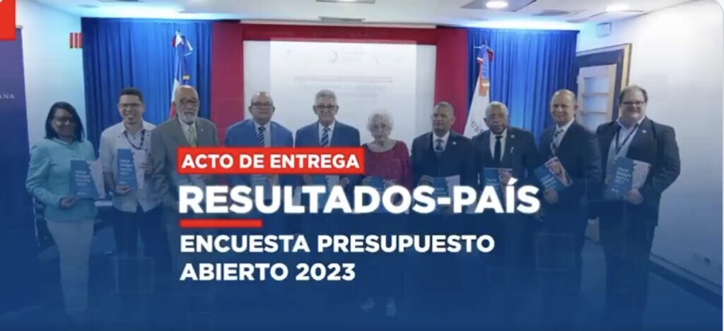 @DigePresRD presenta resultados encuesta presupuesto abierto 2023