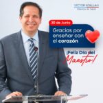 @VicAtallah celebra junto a los Maestros su día