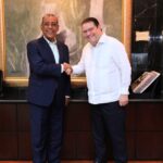 @SanzLovaton recibe a @RepEspaillat Adriano Espaillat Congresista Federal EEUU
