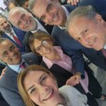 @CarolinaMejiaG comparte en la inauguración del remozamiento sede @SuperDeBancosRD