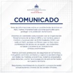 @SaludPublicaRD Comunicado tras el brote de Antrax presente en Haití