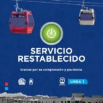 @Opret_RD Linea 1 del Teleférico SD ha sido restablecido y operando de manera habitual hasta las 10:30pm