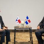 Presidente @LuisAbinader se reúne con nuevo presidente panameño, José Raúl Mulino Quintero